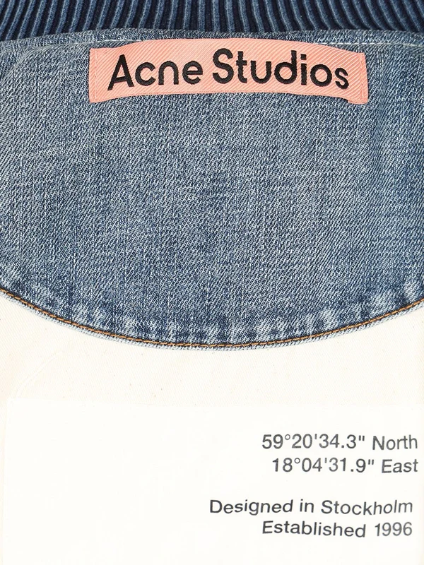 Printed Denim Bomber - Image 6