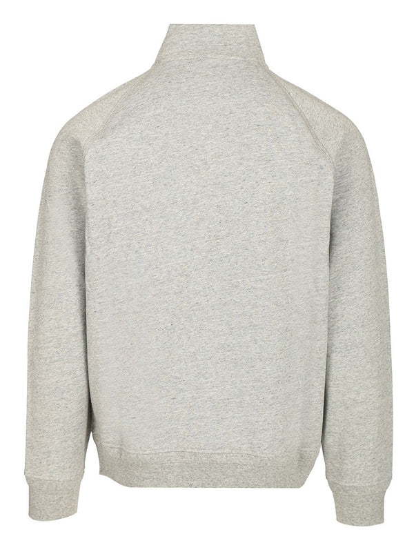 Embroidered Logo Half-zip Sweatshirt - Image 2