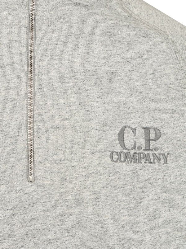 Embroidered Logo Half-zip Sweatshirt - Image 4