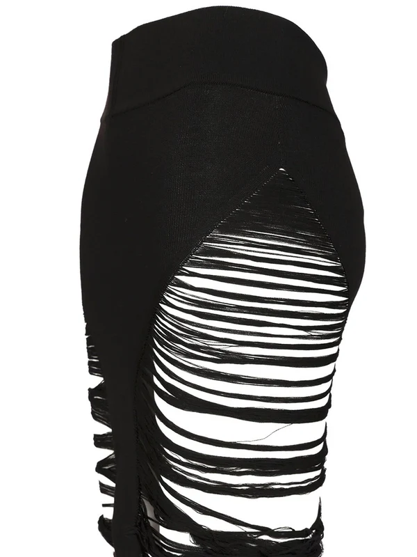 Pillar Knit Long Skirt - Image 3