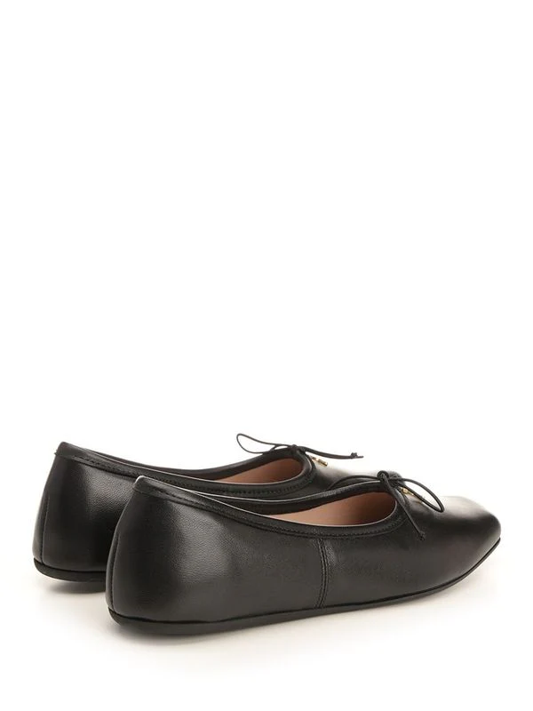 Brigitte Leather Flat Shoes - Image 3