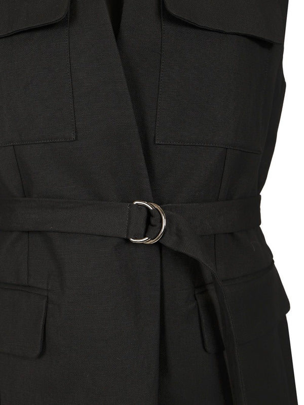 Linen Cotton Canvas Vest - Image 4
