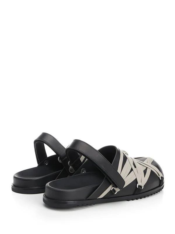 Megalace Leather Slides - Image 3