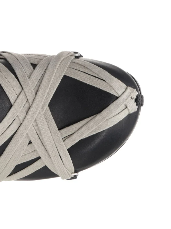 Megalace Leather Slides - Image 4