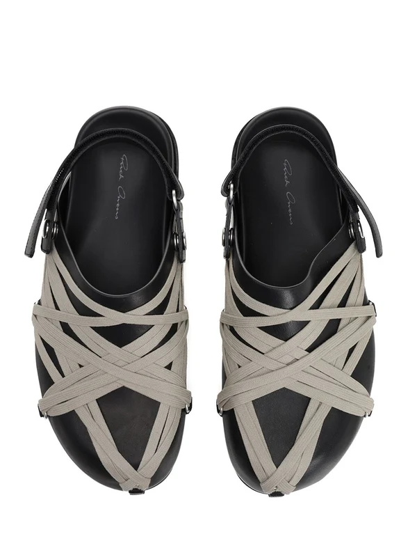Megalace Leather Slides - Image 5