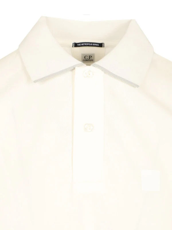 Logo Patch Stretch Polo Shirt - Image 4
