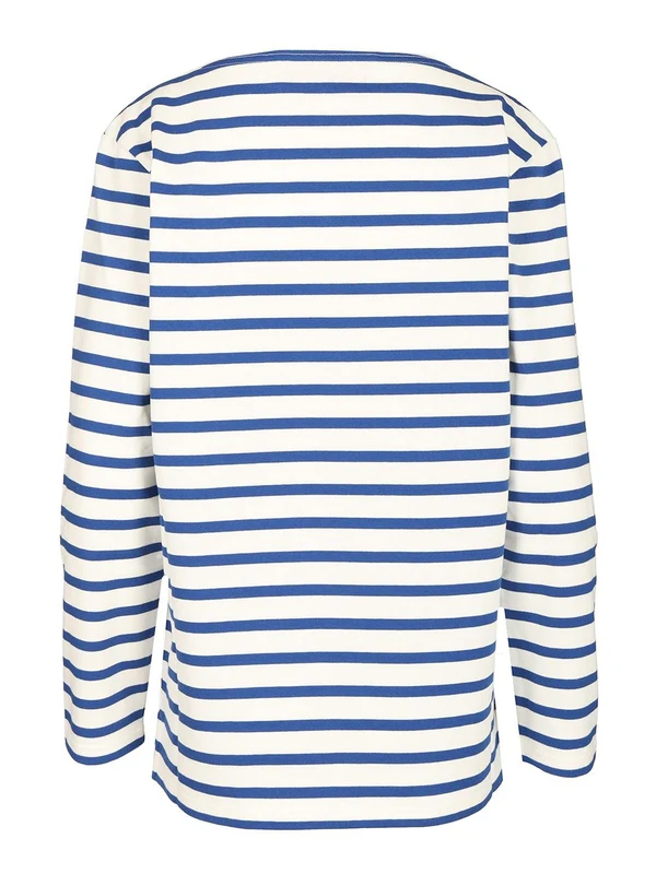 Logo Printed Striped Long Sleeve Top - Image 2