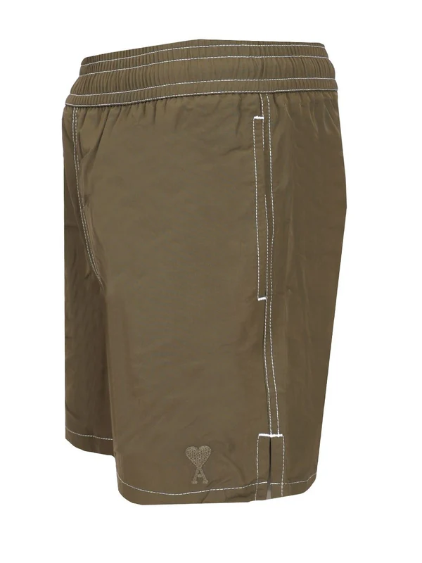 Embroidered Logo Nylon Swim Shorts - Image 3