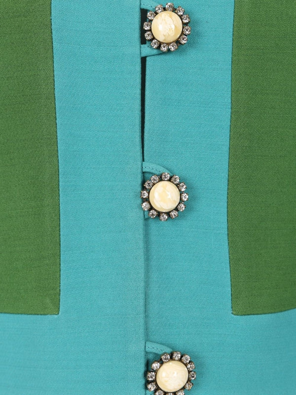 Cropped Wool Silk Jacket - Image 5