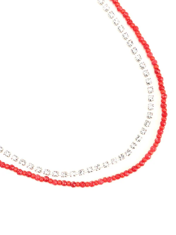 Double Rhinestone Necklace - Image 2
