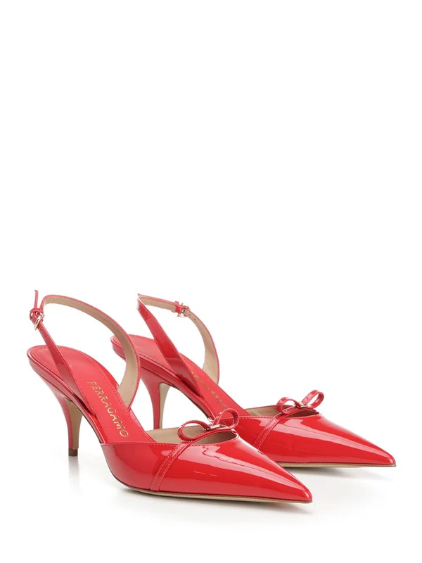 Gylla 70 Patent Leather Slingback Heels - Image 2