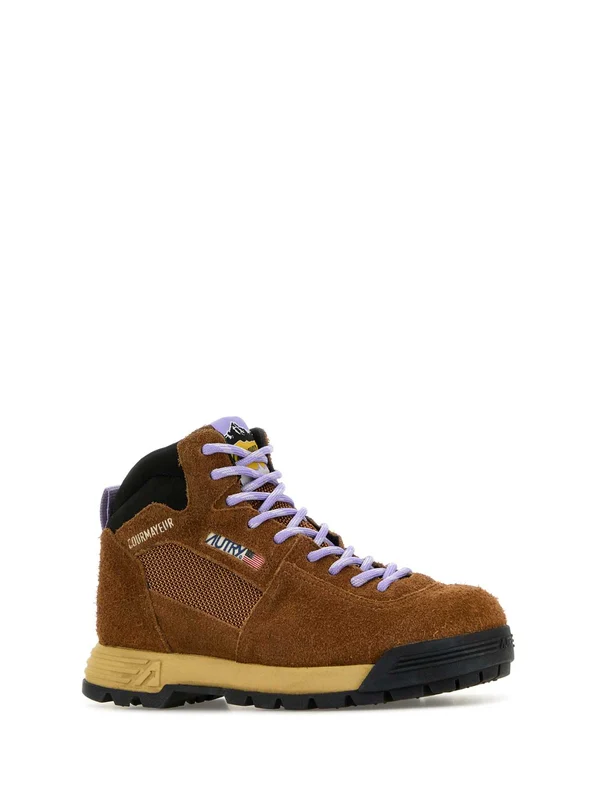 MALGA Logo Suede Lace-Up Boots - Image 2