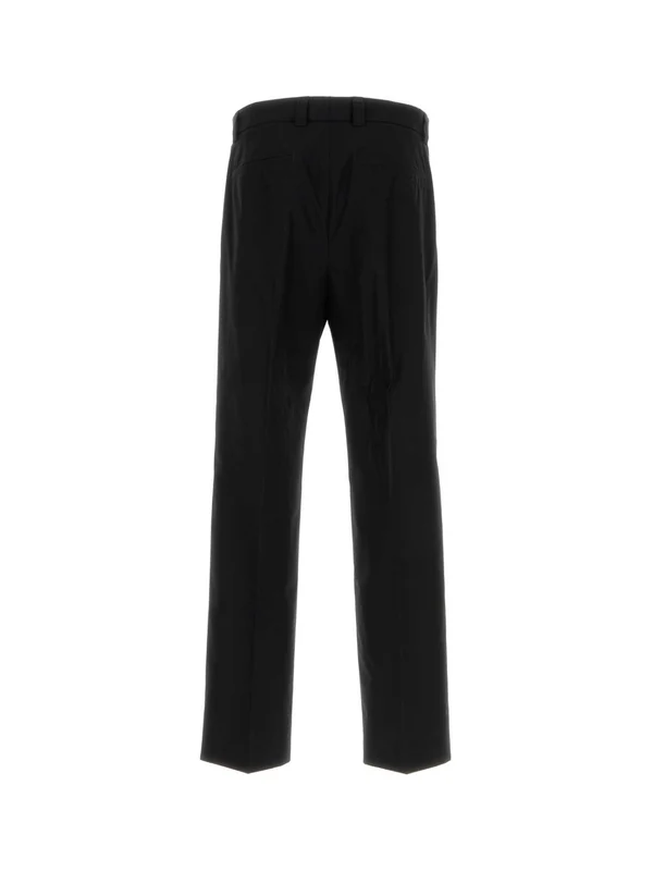 Black Cotton Pants - Image 2