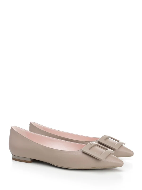 Gommettine Leather Flat Shoes - Image 2
