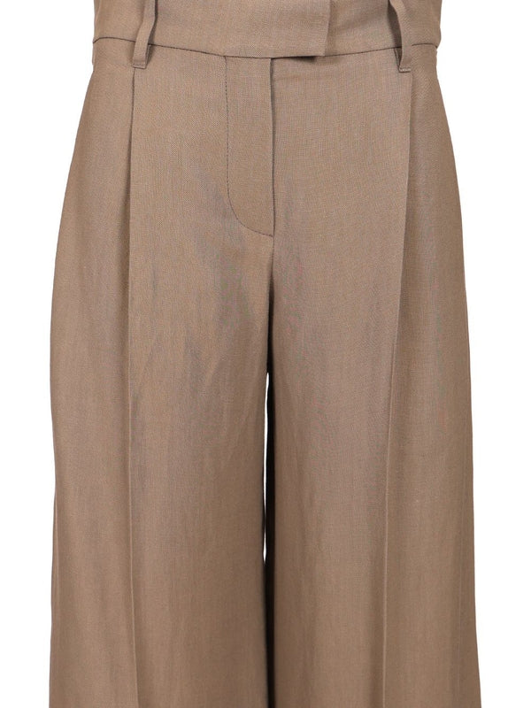 Loose Pleated Tailored Pants - Image 4