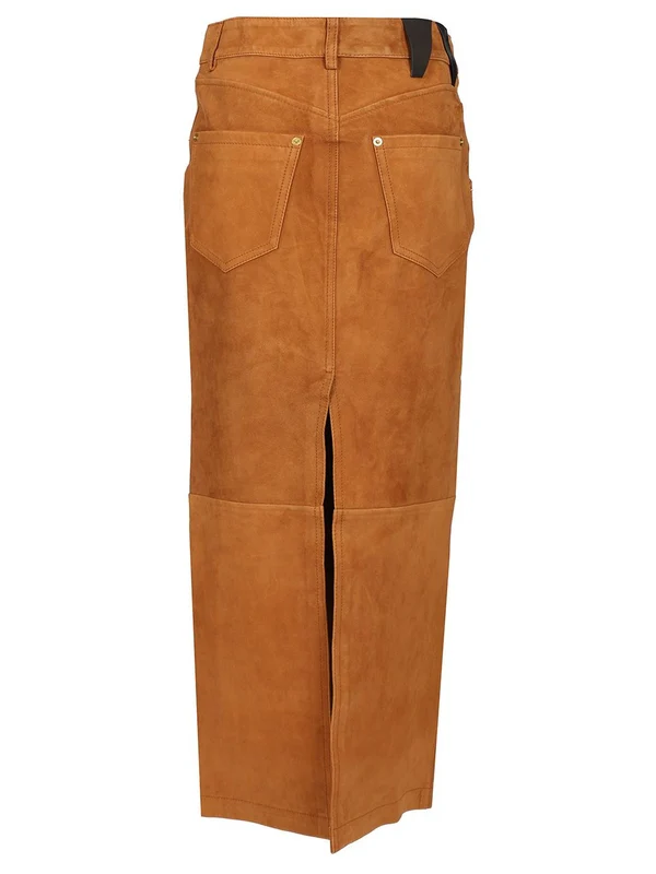 Erika Suede Midi Skirt - Image 2