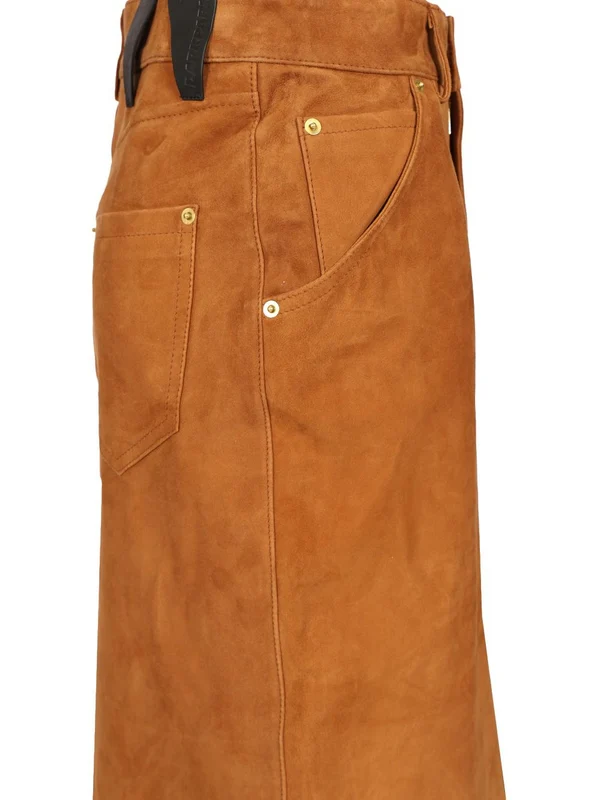 Erika Suede Midi Skirt - Image 3