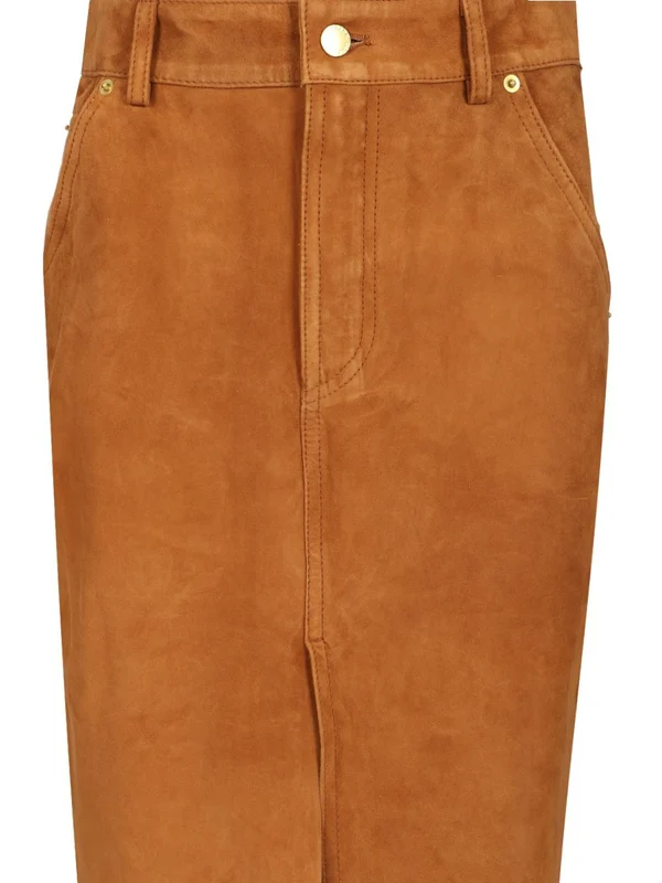 Erika Suede Midi Skirt - Image 4