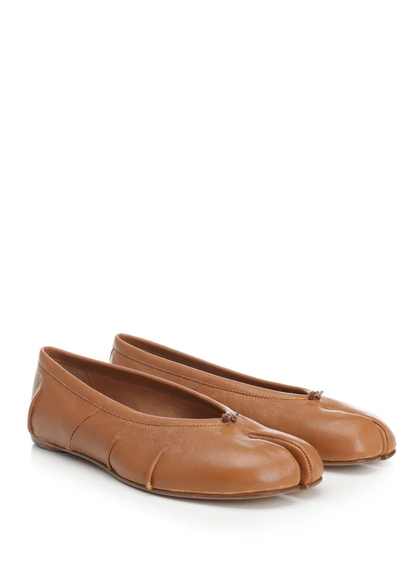 Tabi Leather Flat Shoes - Image 2