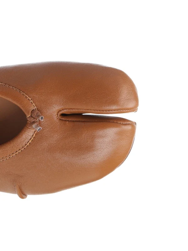 Tabi Leather Flat Shoes - Image 4