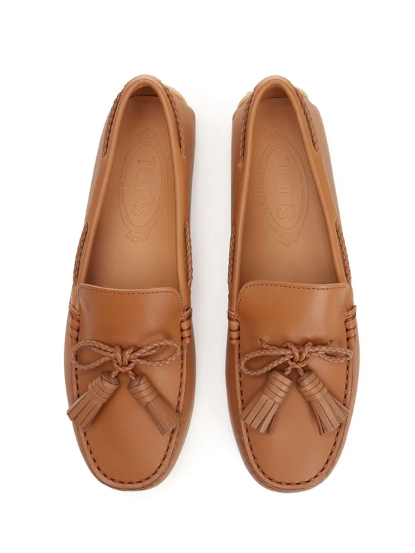 Tassel Detail Leather Loafers - Image 5
