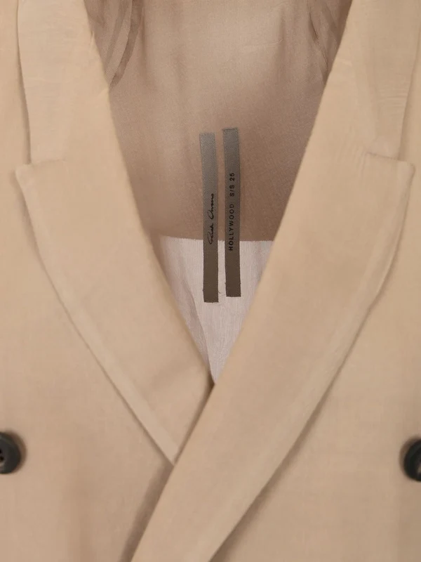 Silk Chiffon Double Tailored Jacket - Image 4