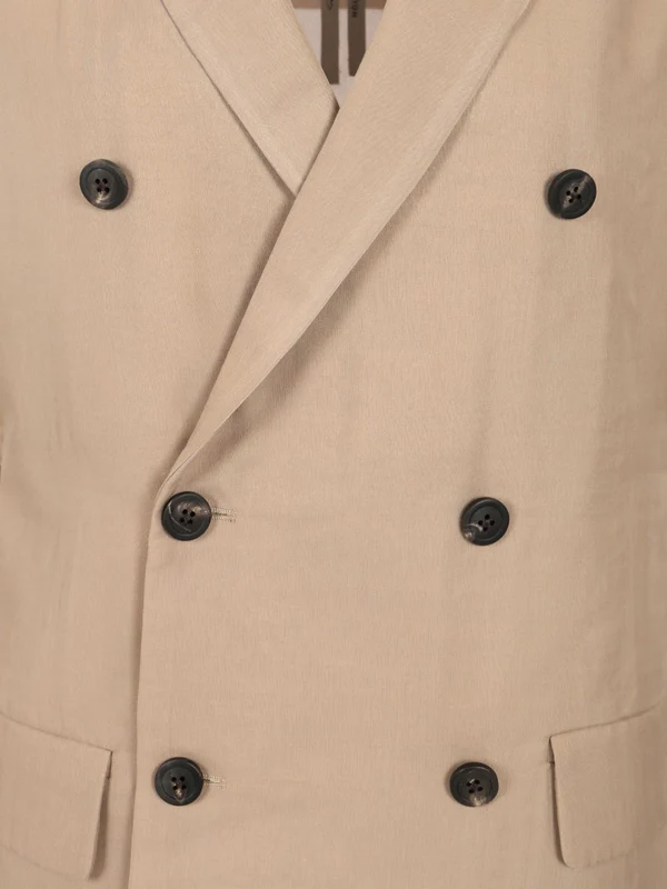 Silk Chiffon Double Tailored Jacket - Image 5