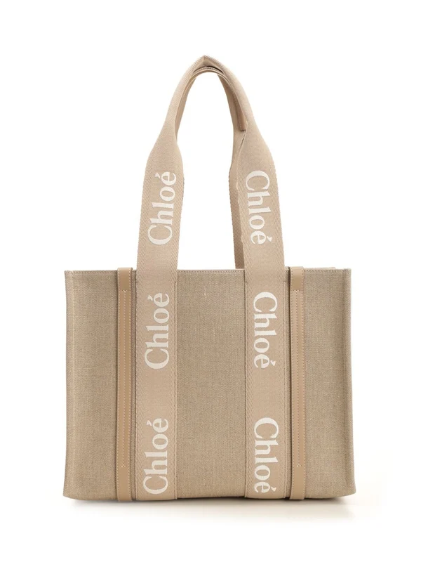 Woody Medium Canvas Tote Bag - Image 3