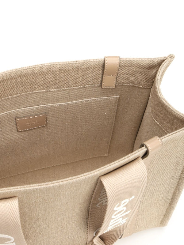 Woody Medium Canvas Tote Bag - Image 4