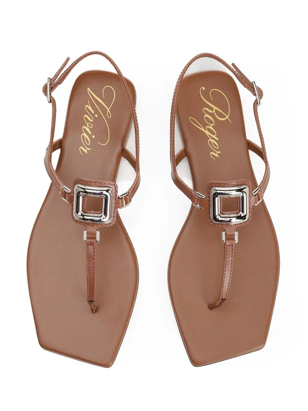 Viv By The Sea Leather Sandals - Image 4
