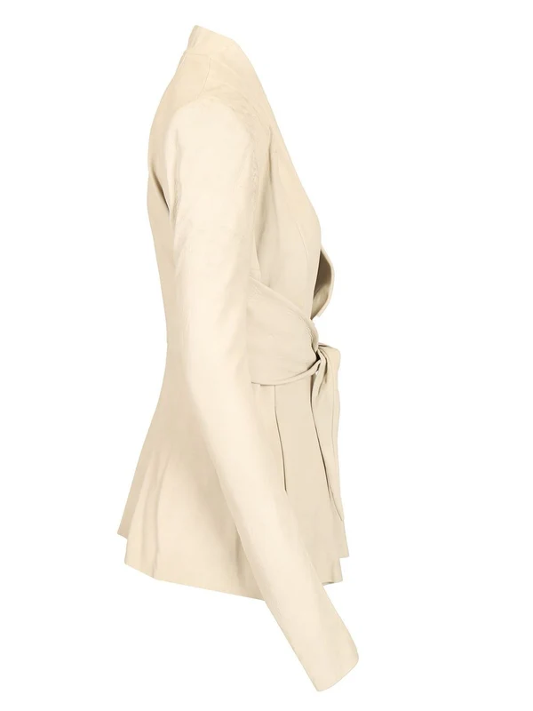 Shawl Collar Suede Jacket - Image 3