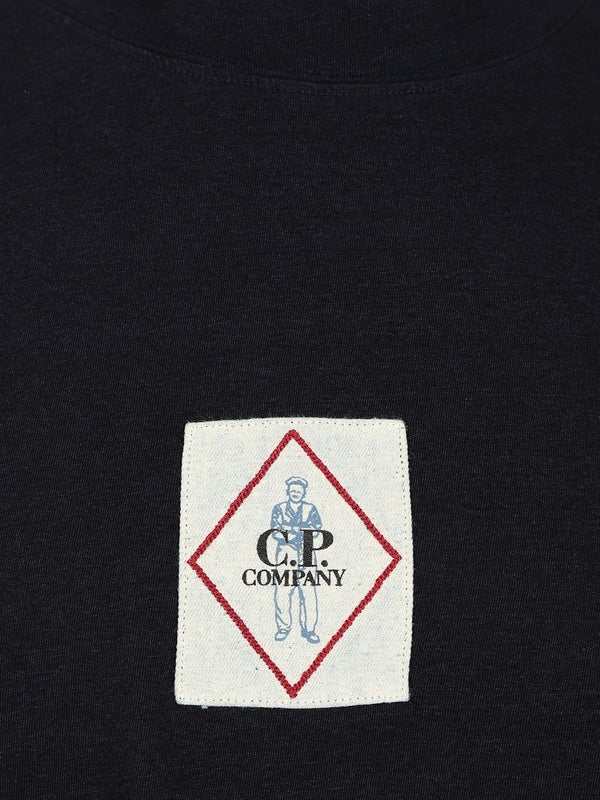 Logo Patch Cotton T-Shirt - Image 3
