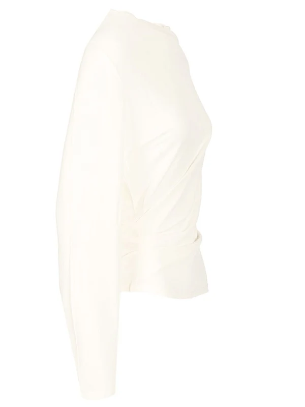 Croisiere Draped Long Sleeve Top - Image 3