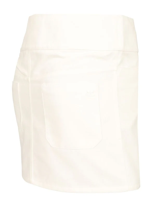 Belted Cotton Blend Mini Skirt - Image 3