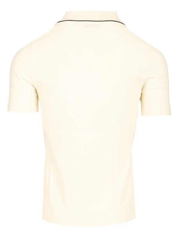 Logo Patch Cotton Polo Shirt - Image 2