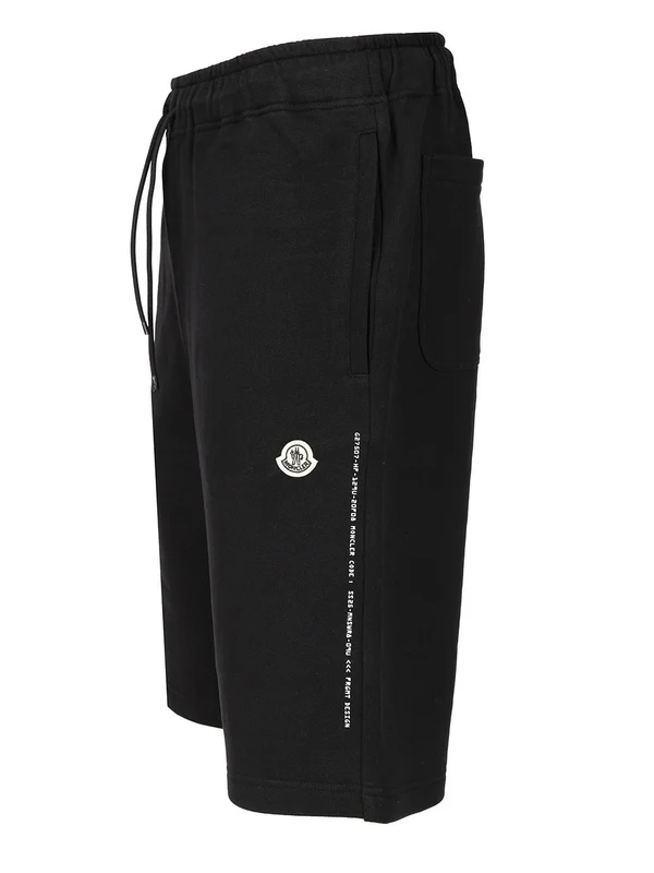 Fragment Logo Patch Jersey Shorts - Image 3