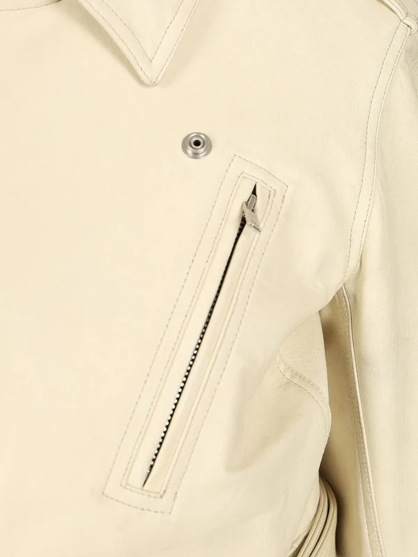 Luke S Stooges Leather Biker Jacket - Image 4
