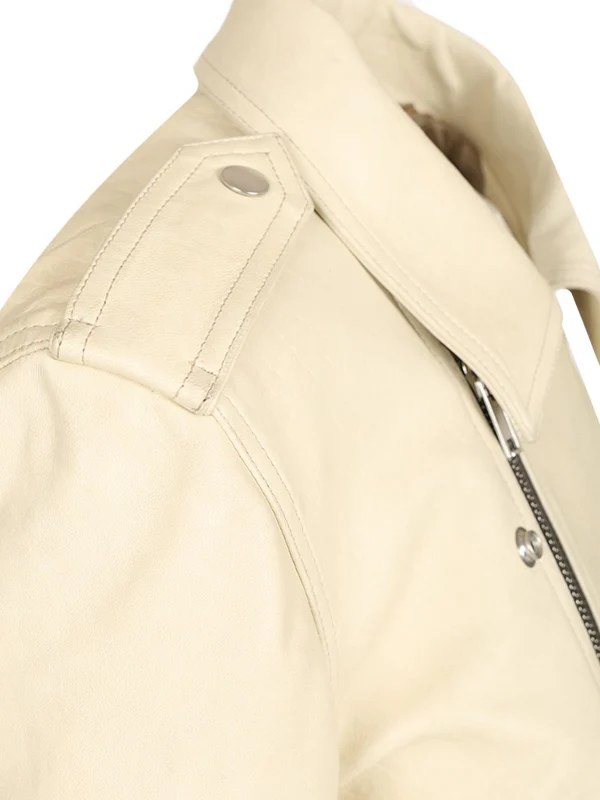 Luke S Stooges Leather Biker Jacket - Image 5