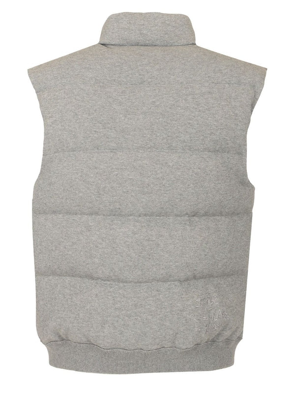 Fragment Logo Patch Cotton Padded Vest - Image 2
