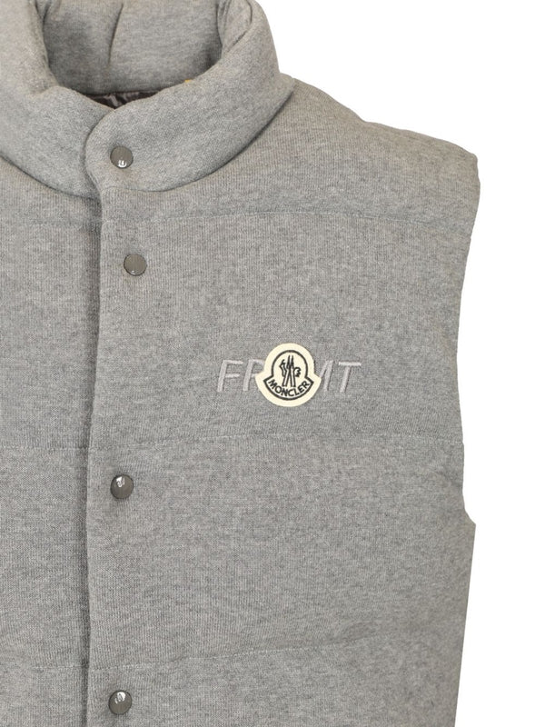 Fragment Logo Patch Cotton Padded Vest - Image 4