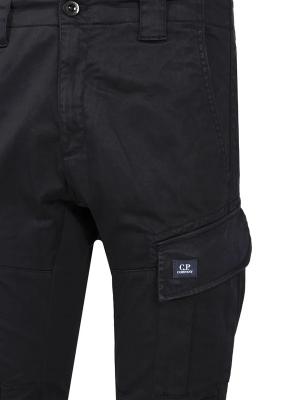 Logo Patch Stretch Cargo Pants - Image 4