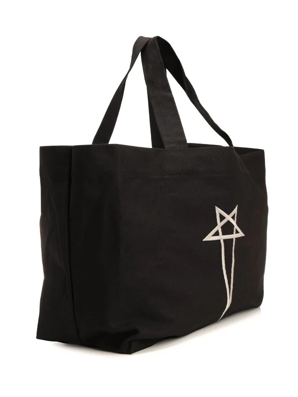 Pentagram Embroidered Logo Tote Bag - Image 2