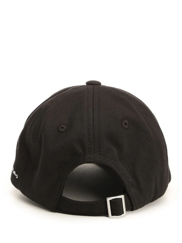 Embroidered Logo Cotton Cap - Image 3