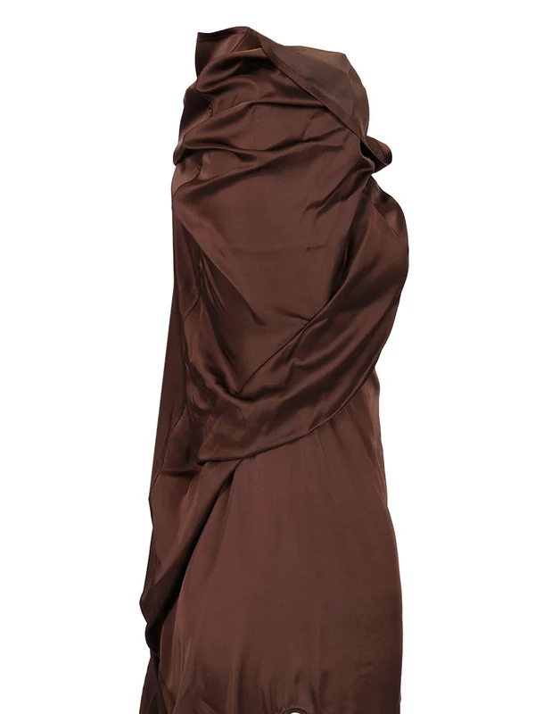 Athena Asymmetric Long Dress - Image 4