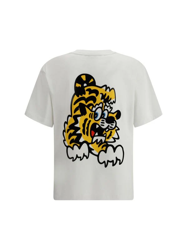 Logo Printing Cotton Short Sleeve T-shirt - Image 2