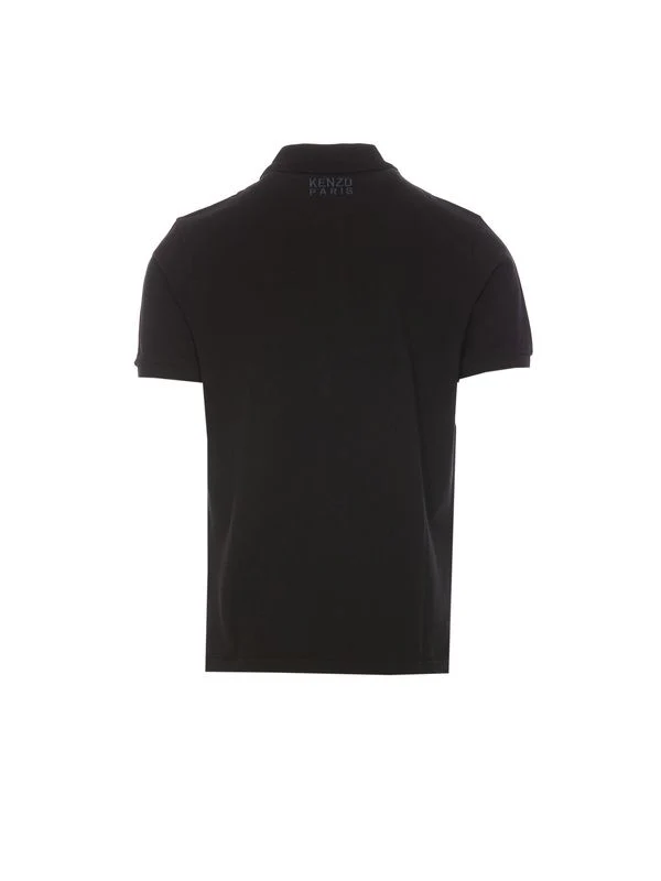 Tiger Logo Cotton Polo Shirt - Image 2