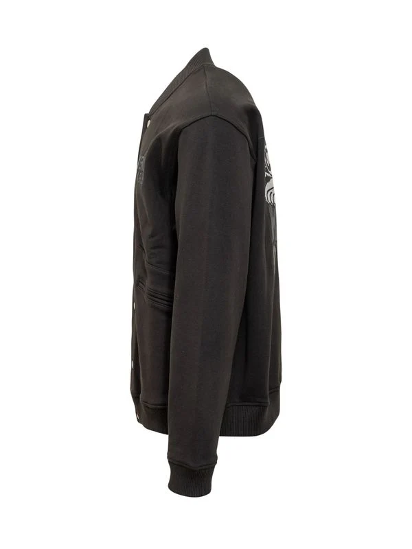 Logo Printing Cotton Bomber Jacket - Image 3