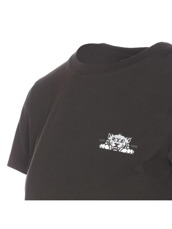 Happy Tiger Cotton Short Sleeve T-shirt - Image 3