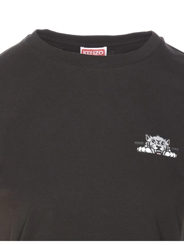 Happy Tiger Cotton Short Sleeve T-shirt - Image 4