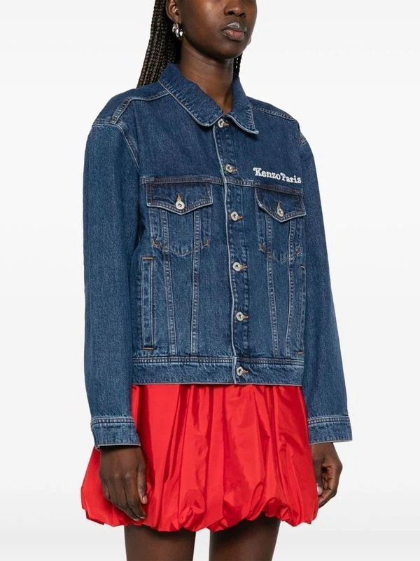 Verdy Logo Denim Jacket - Image 4